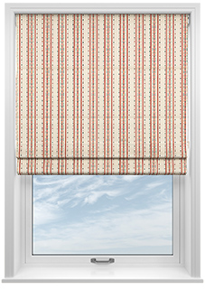 May Day, Stripe Spice - Roman Blind